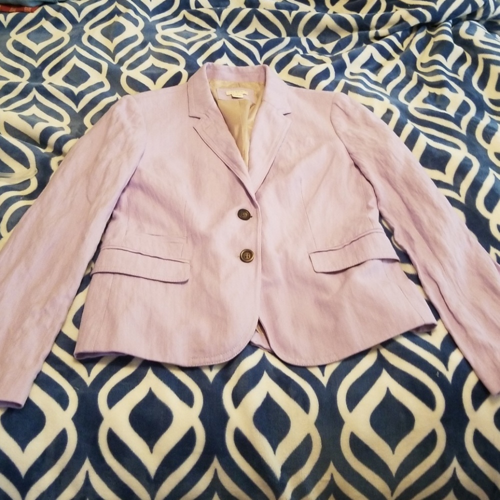 Lavendar j crew blazer size 8